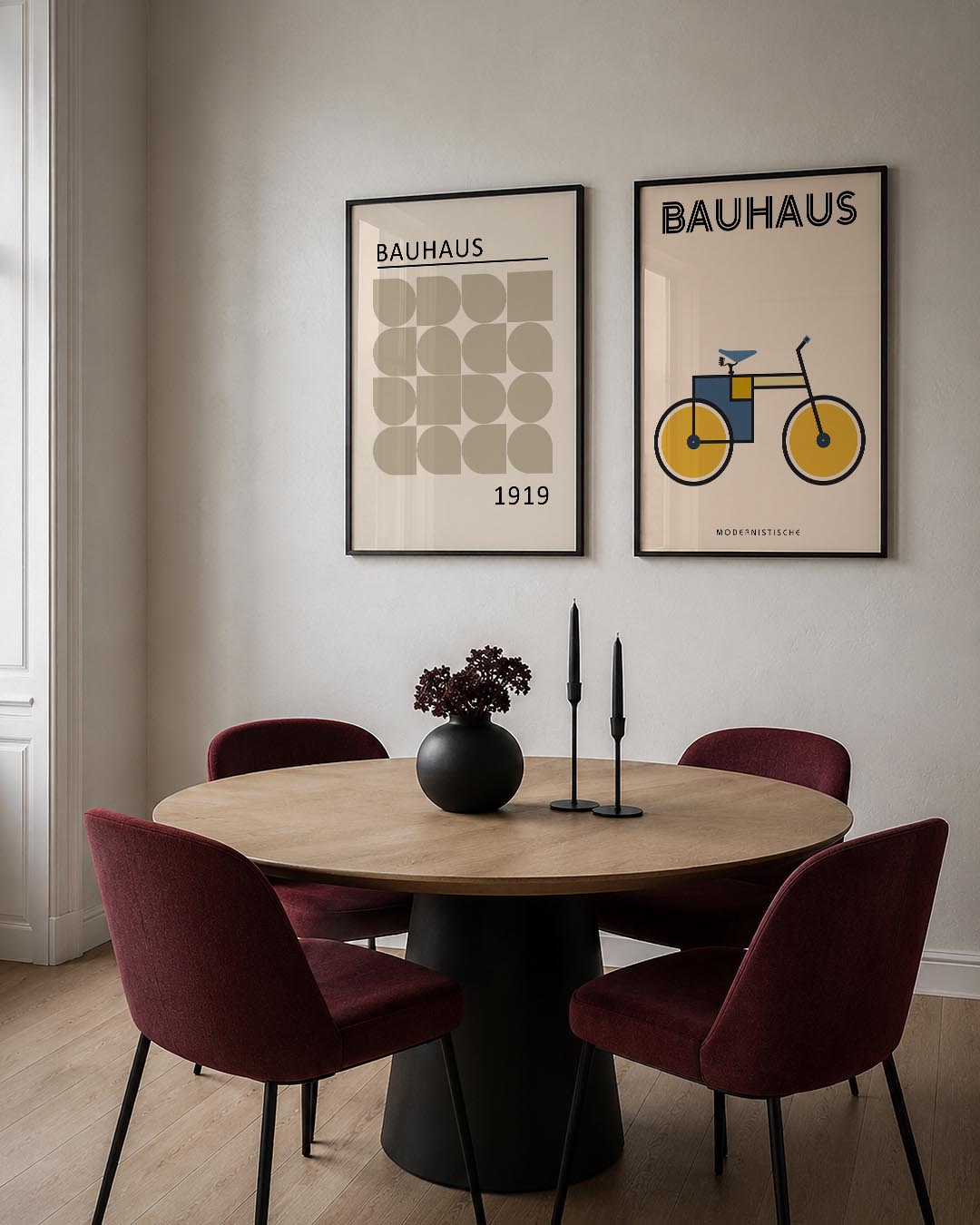 Vormenspel en lijnen Posterset