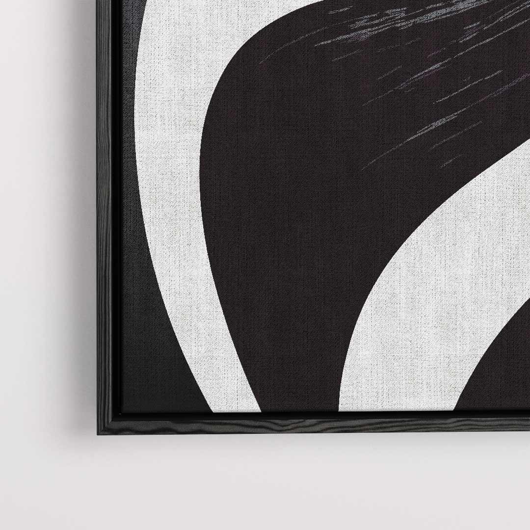 Golvende Yin-Yang Kunstwerk-canvas-dibond-plexiglas-wanddecoratie-WallArtistic