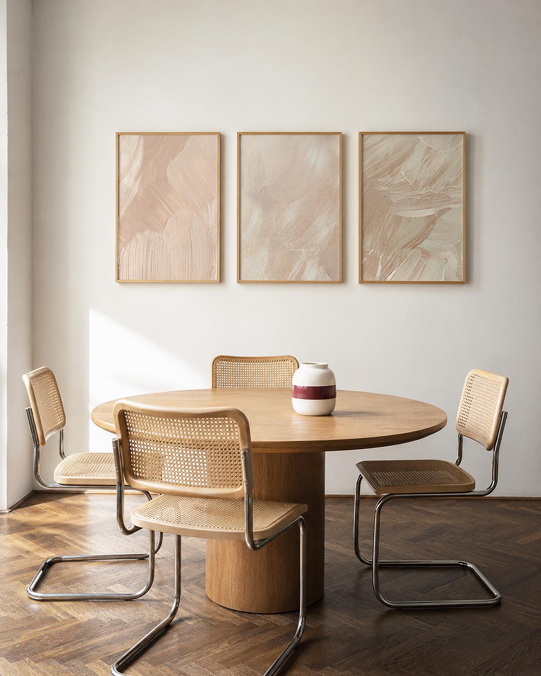 Zachte kleurvlakken Posterset