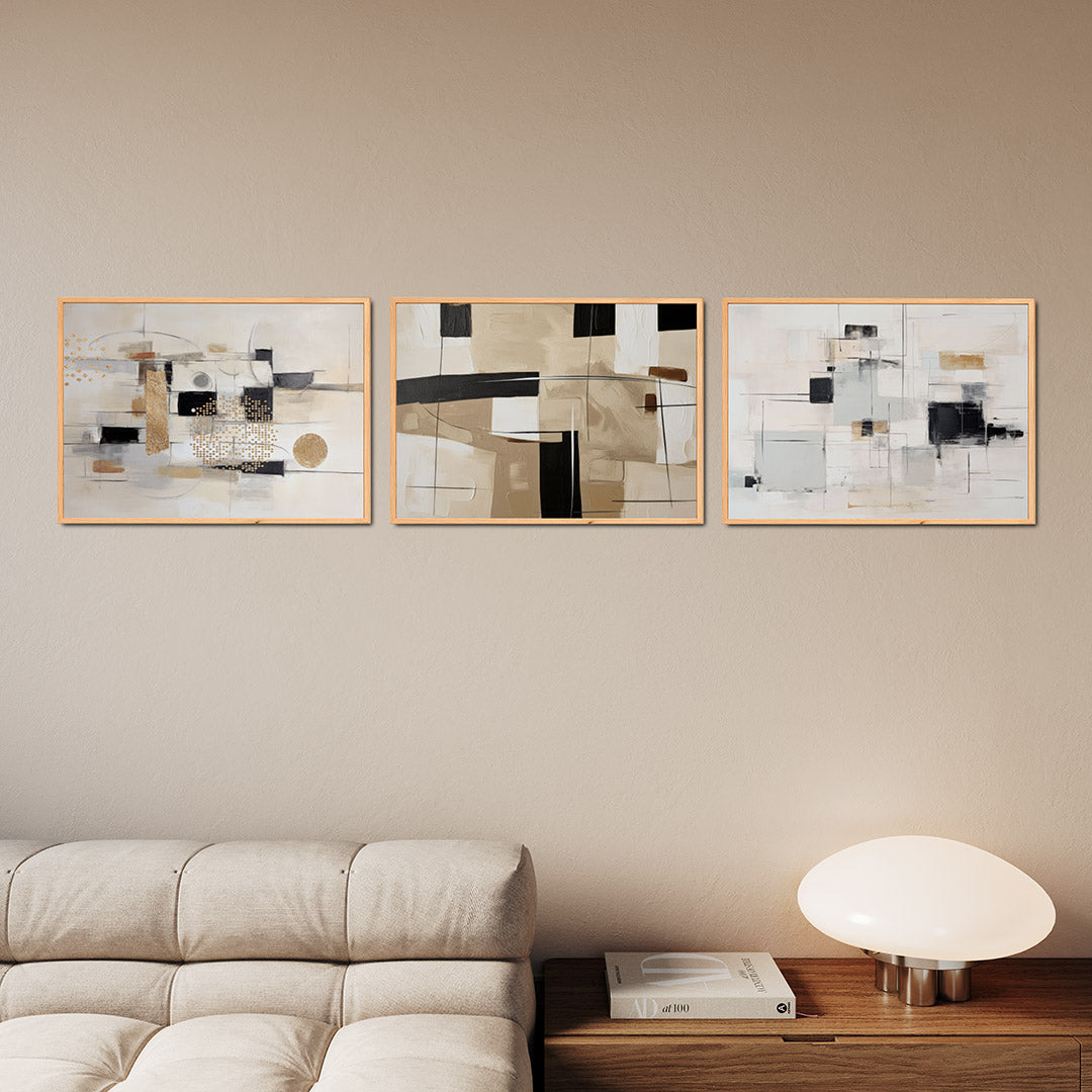 Gouden vormen Posterset