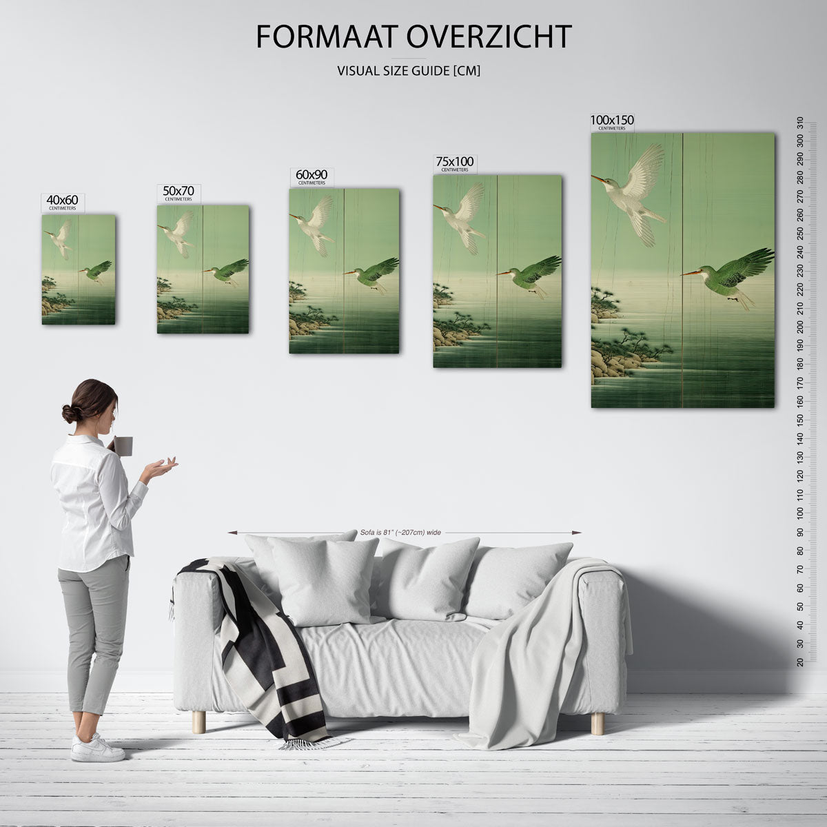 Vliegende vogels Kunstwerk