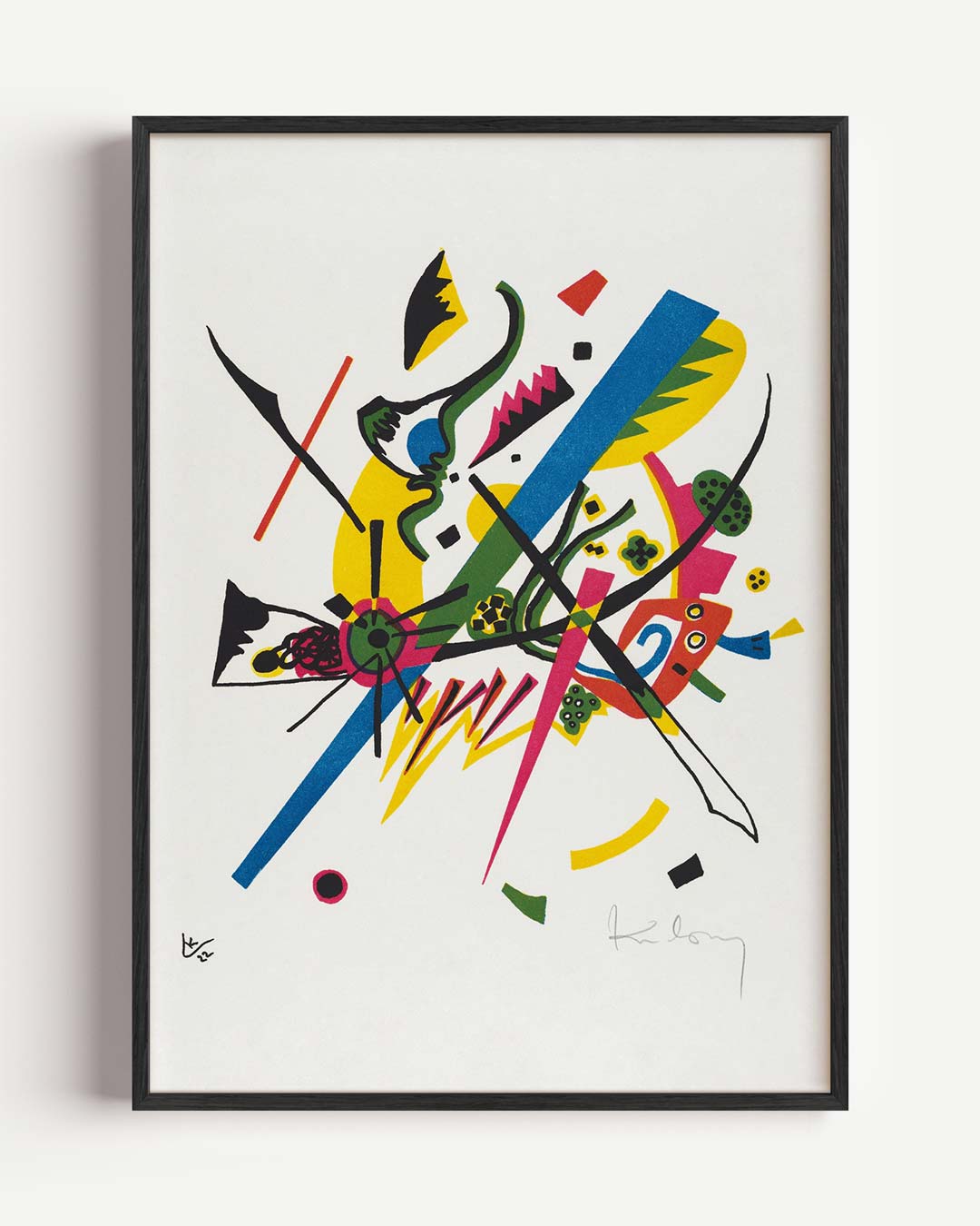 Vrolijke Abstracte Kleurenmix Poster