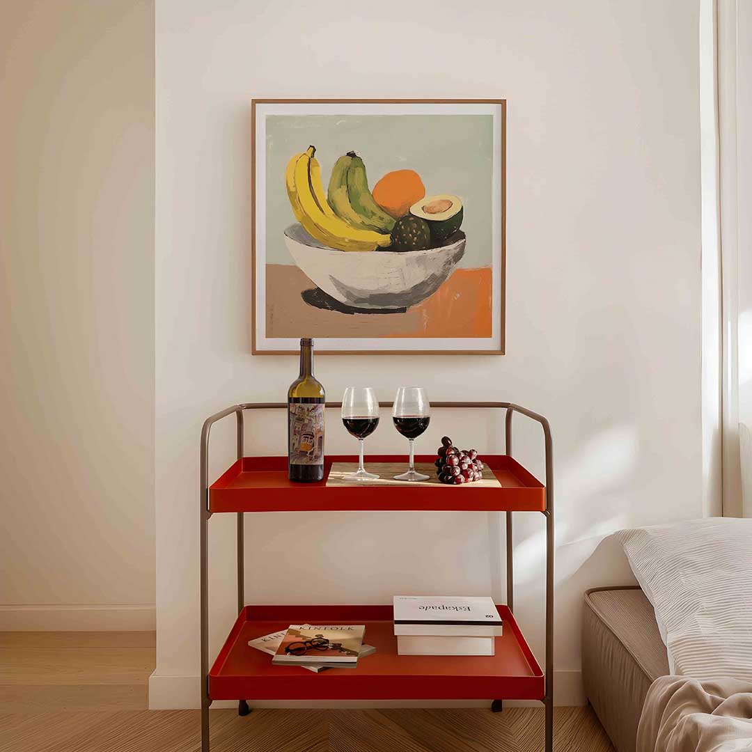 Fruit in schaal Poster