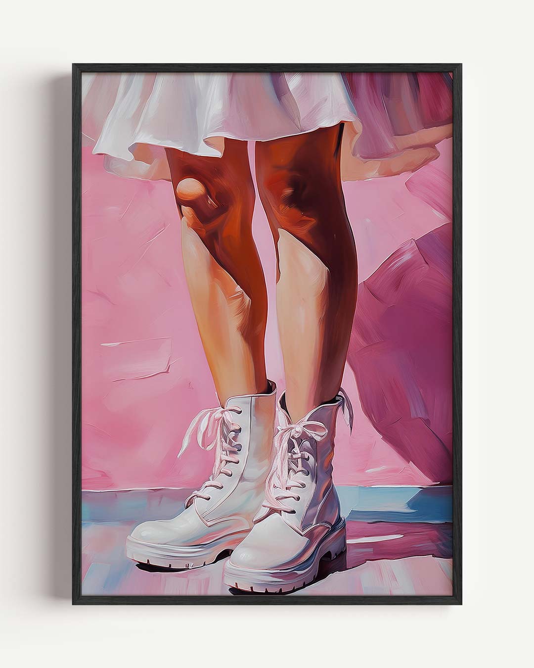 Stijlvolle Roze Vibes Poster
