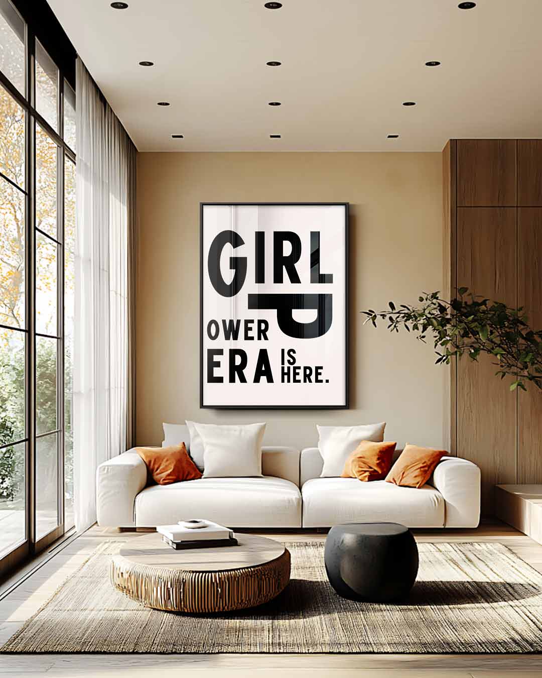 Girl Power Era Poster Kunstwerk-canvas-dibond-plexiglas-wanddecoratie-WallArtistic