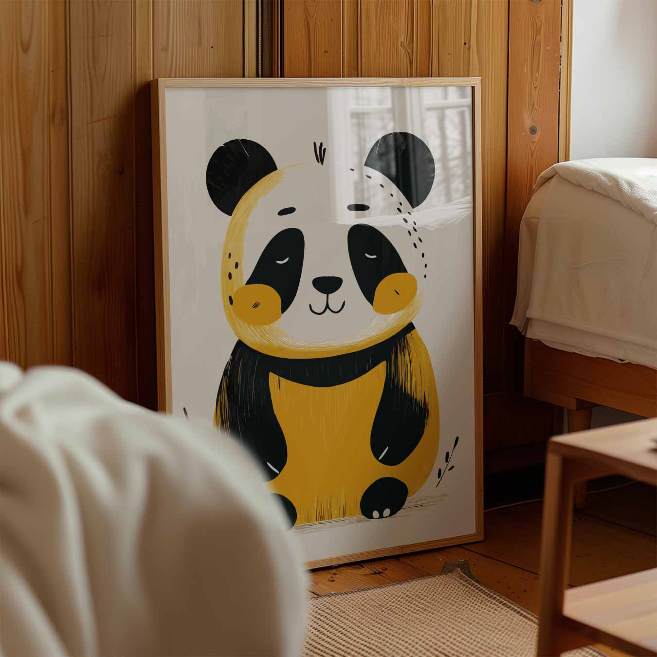 Schattige Panda Illustratie Poster