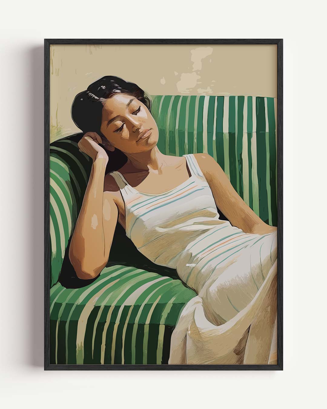 Sereniteit in Groen Poster