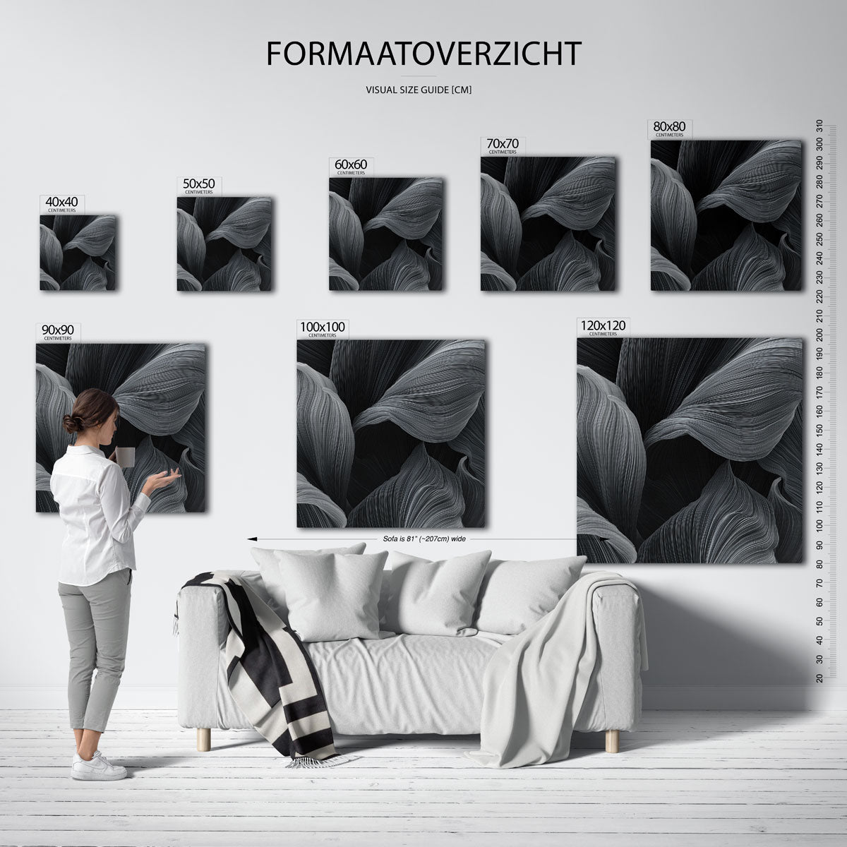 Golvende lijnen Poster