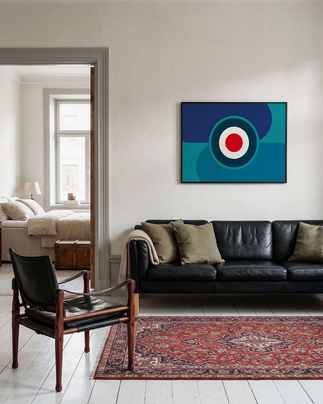 Cirkelvormen en kleur Poster