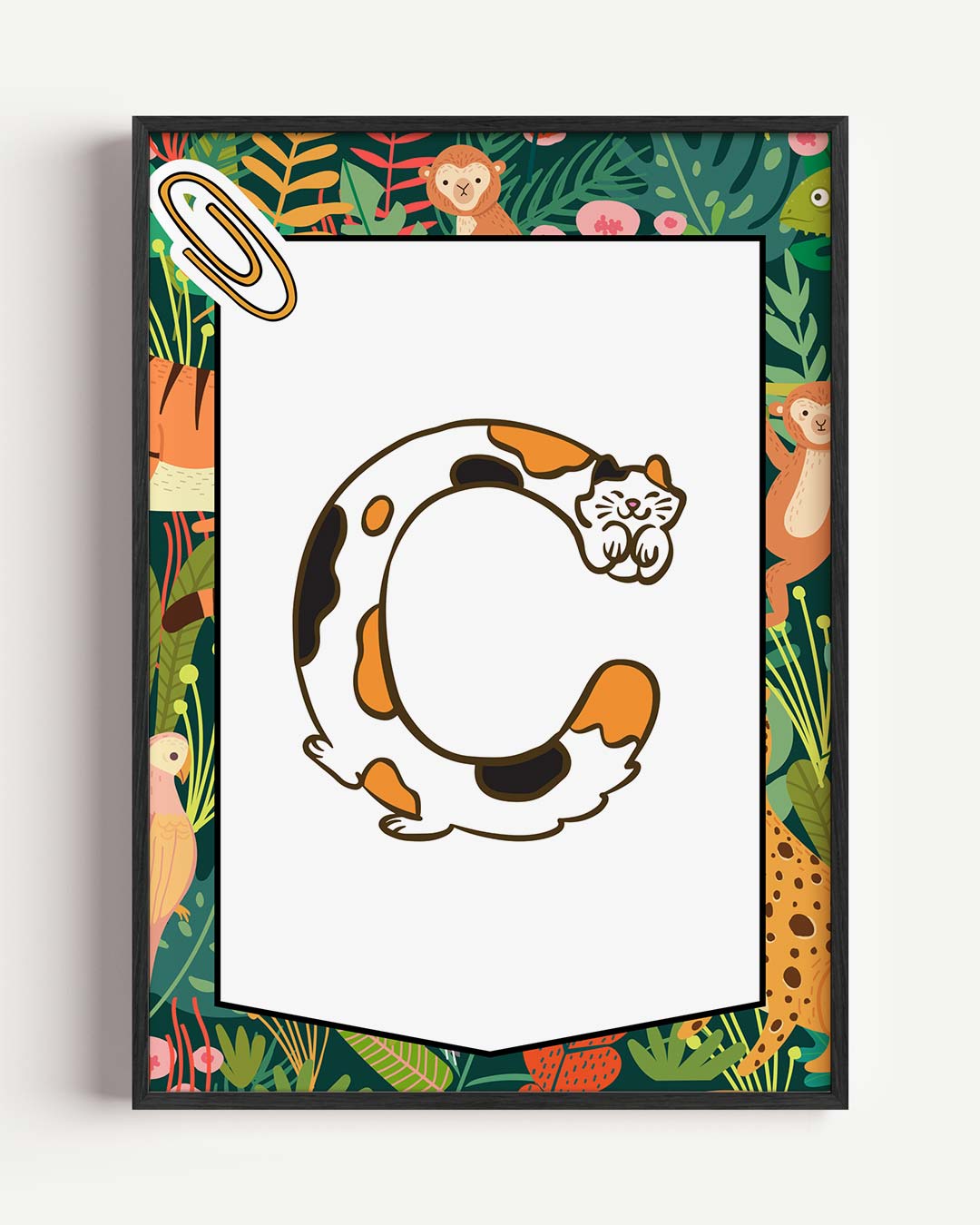 Jungle Vibes Kattenposter