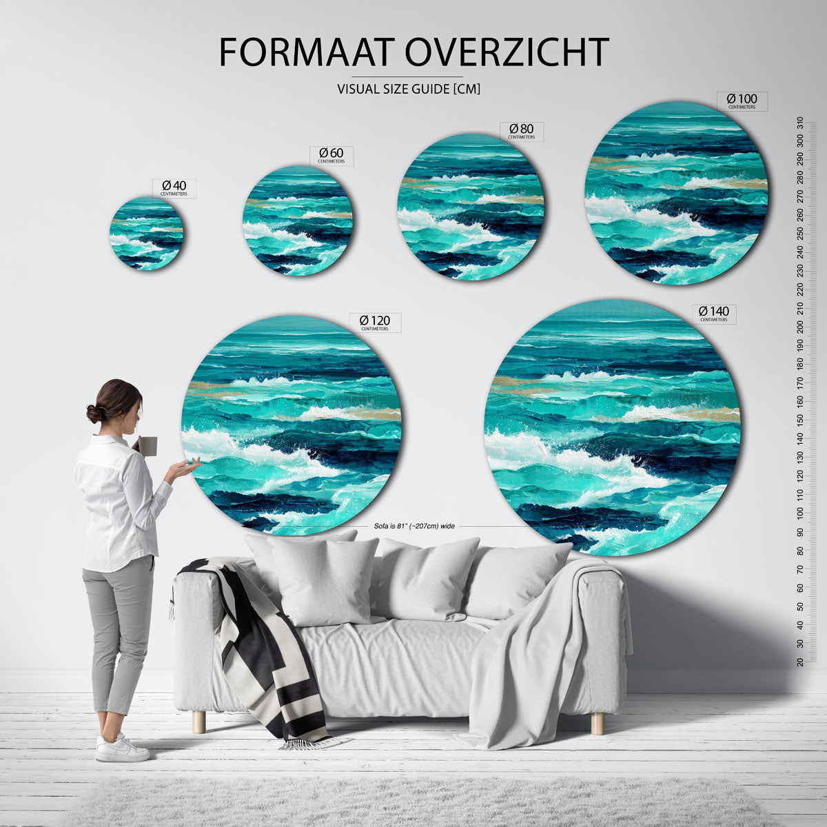 Zeezicht Muurcirkel
