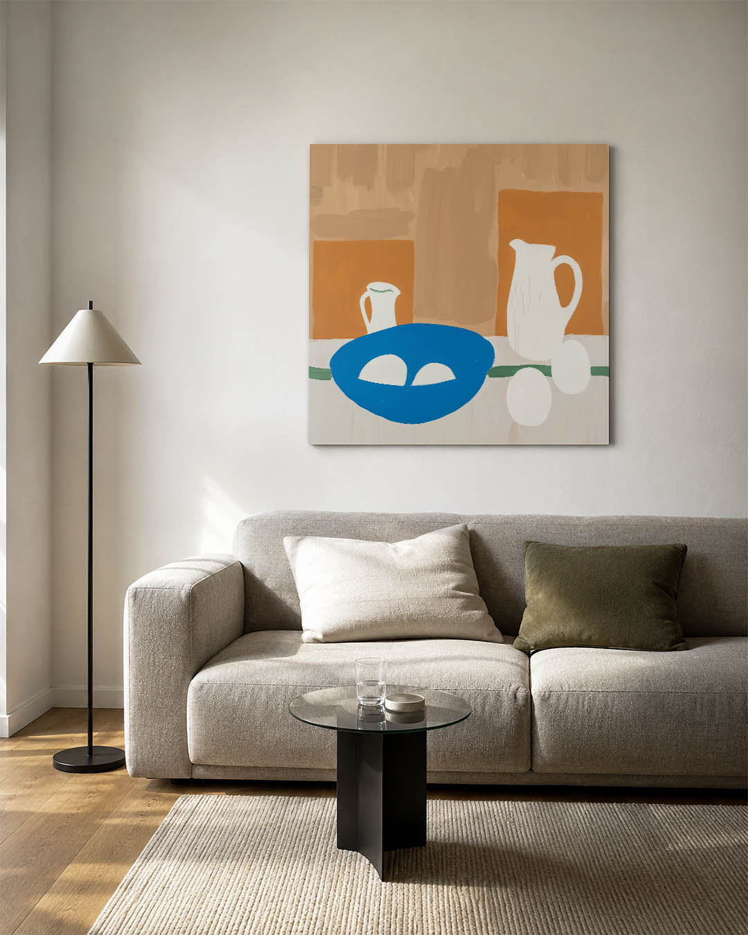 Eenvoudige vormen Kunstwerk