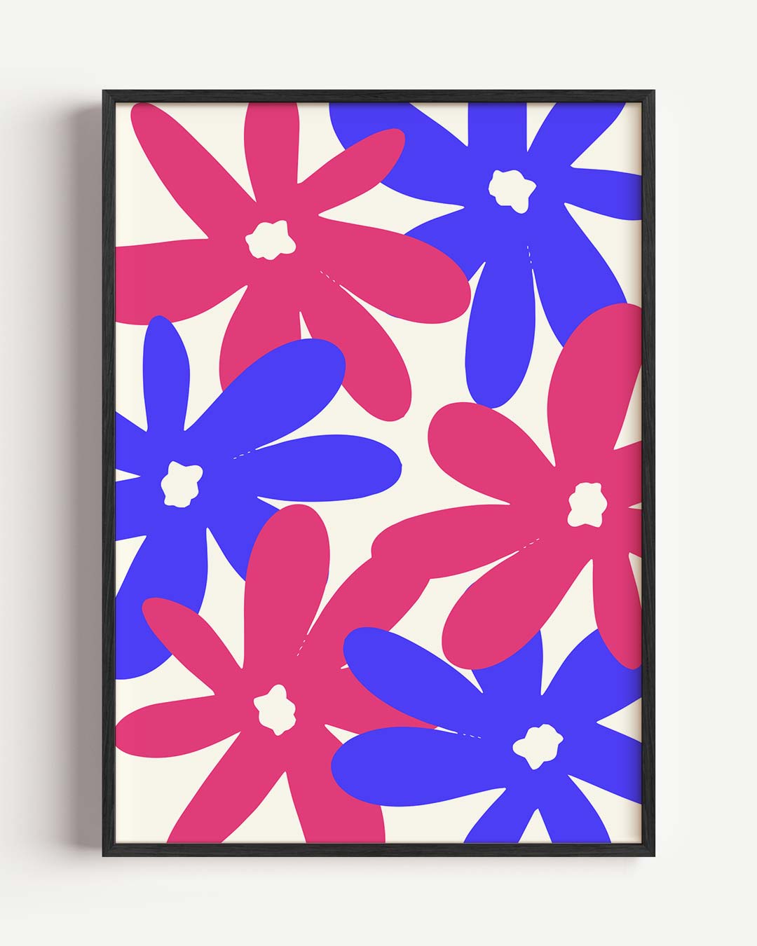 Bloemenpracht in Felle Kleuren Poster