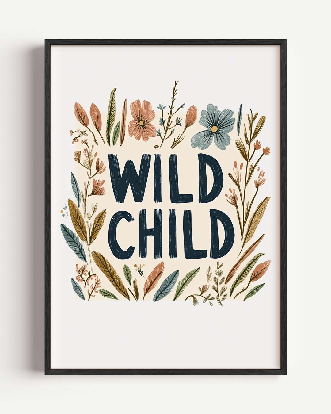 Wild Child Bloemenposter