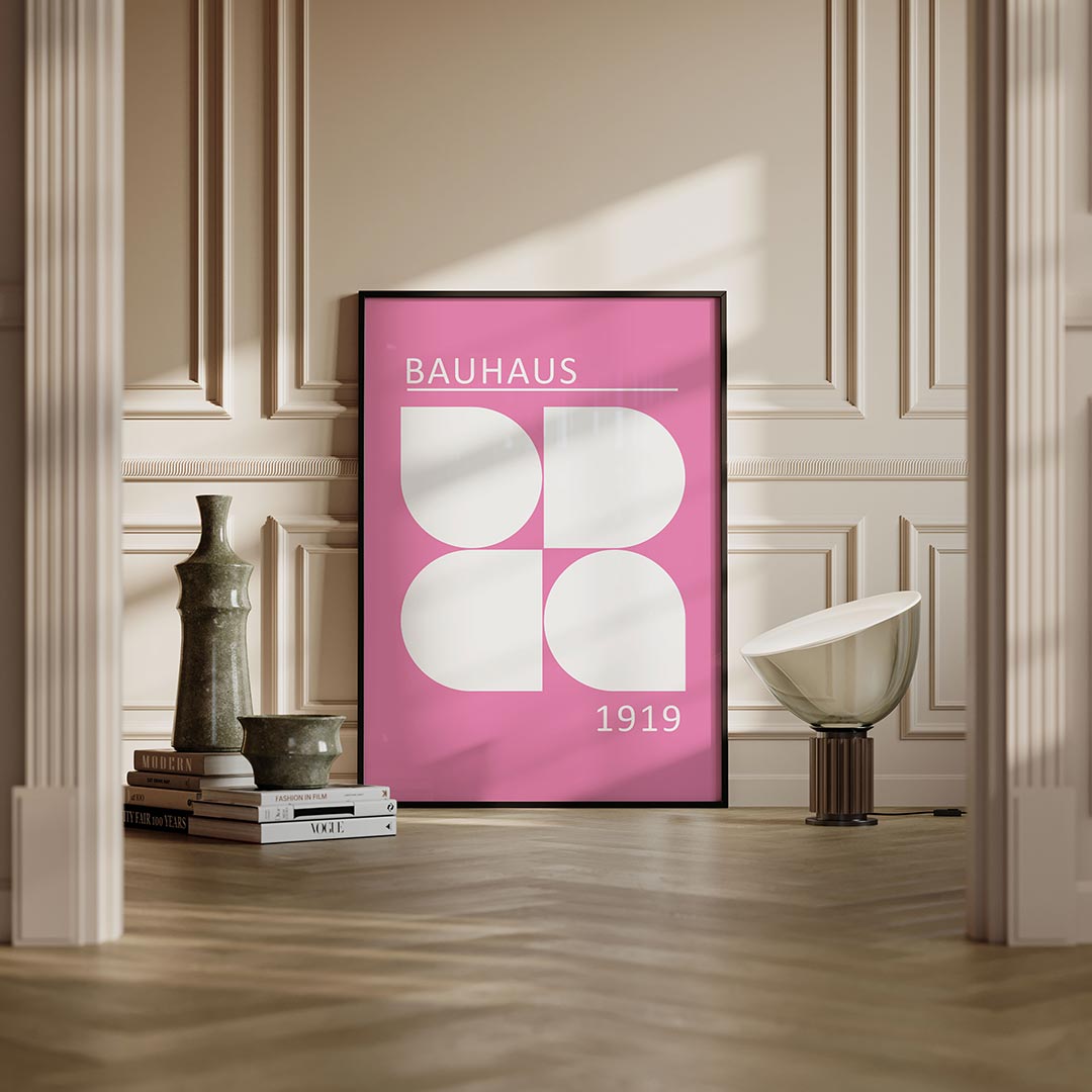 Vormen en kleurvlakken Poster