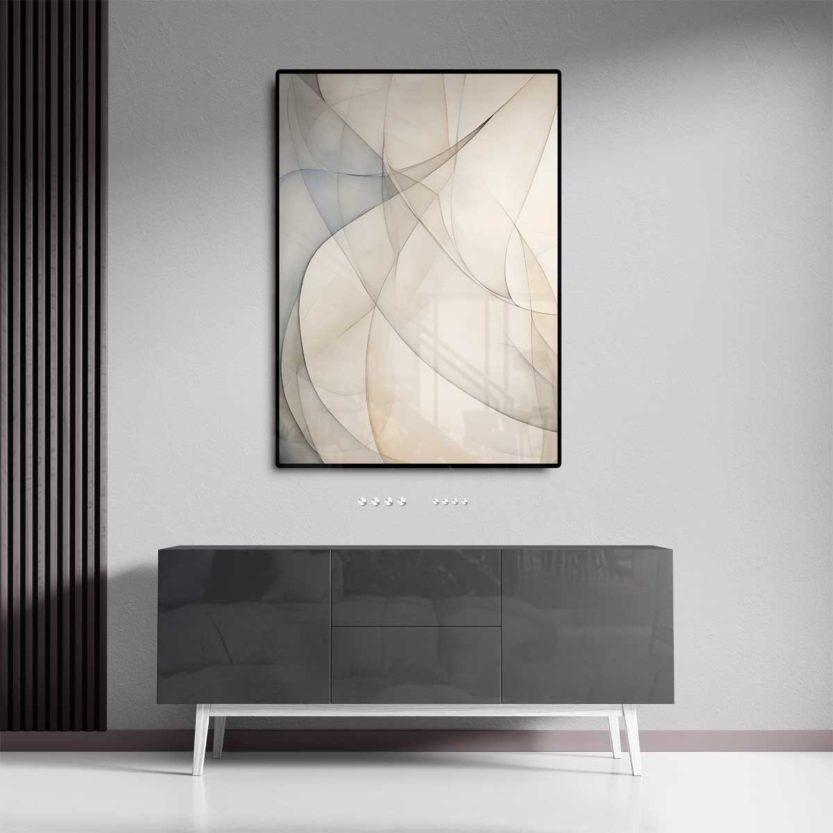 Zachte Lijnen Symfonie Kunstwerk-canvas-dibond-plexiglas-wanddecoratie-WallArtistic