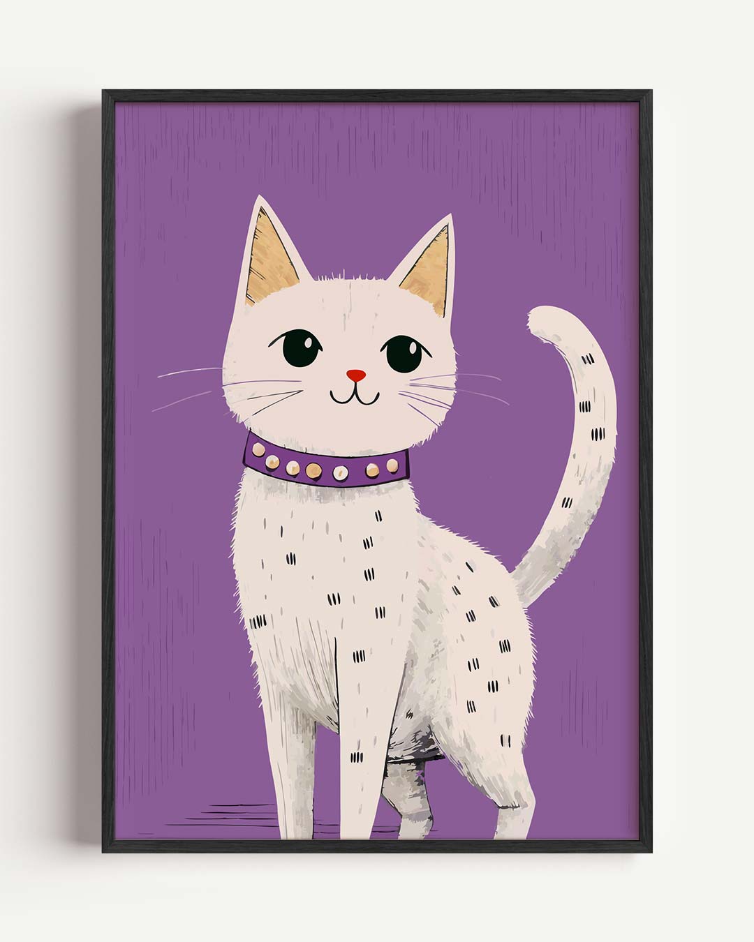Lieve Kat Poster voor Dierenliefhebbers Poster