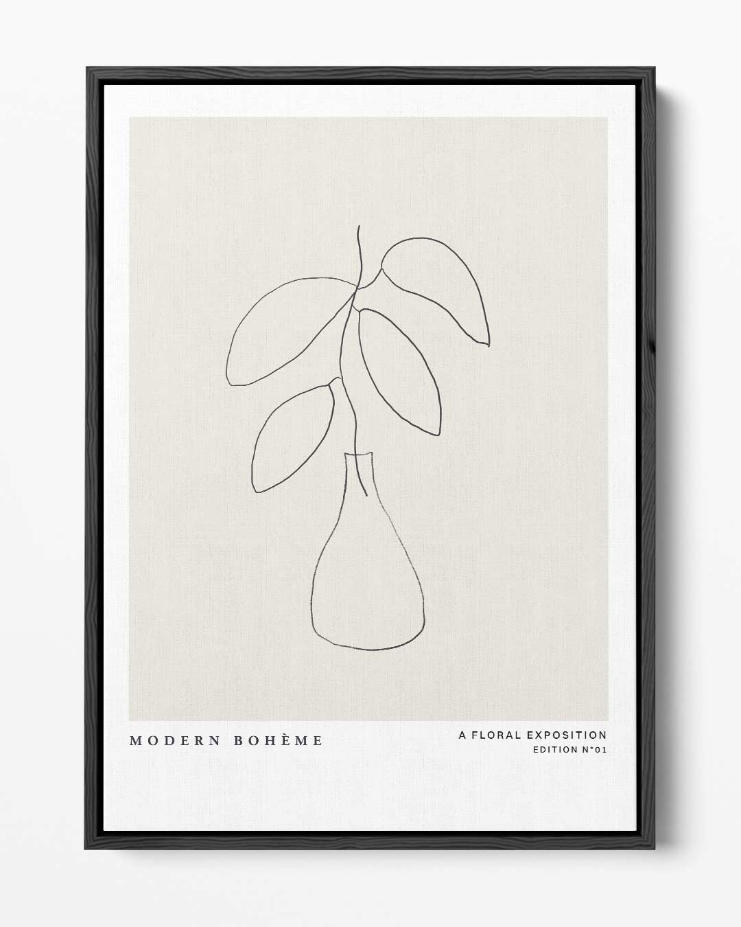 Modern Boho Lijntekening Kunstwerk-canvas-dibond-plexiglas-wanddecoratie-WallArtistic