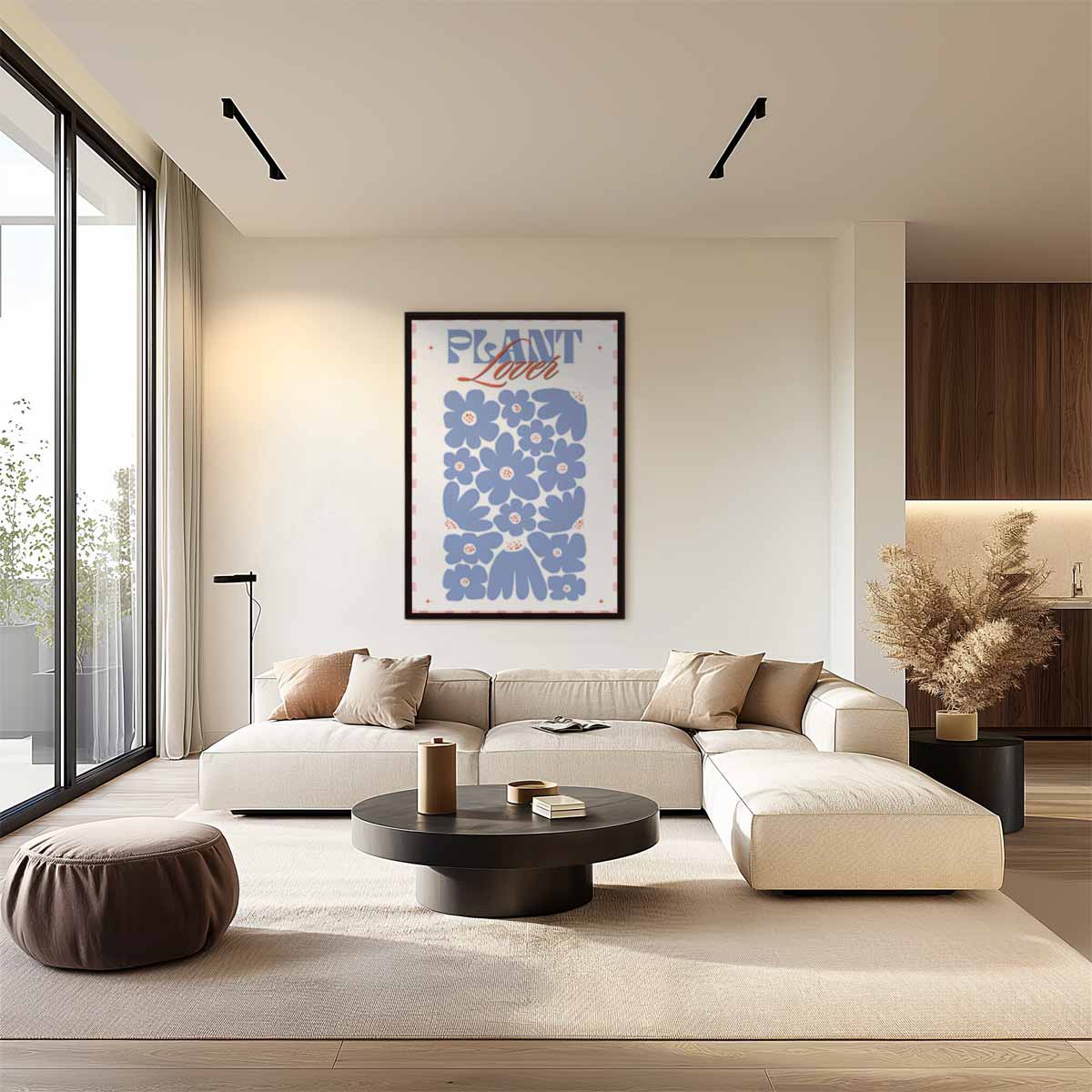 Bloemenliefhebber Poster Kunstwerk-canvas-dibond-plexiglas-wanddecoratie-WallArtistic