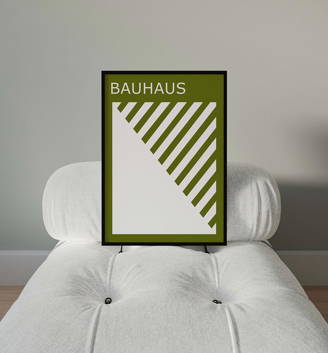 Diagonal lijnen Poster