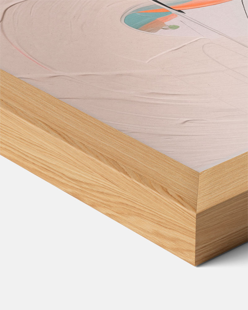 Kleurrijke Abstracte Kunstposter-WallArtistic