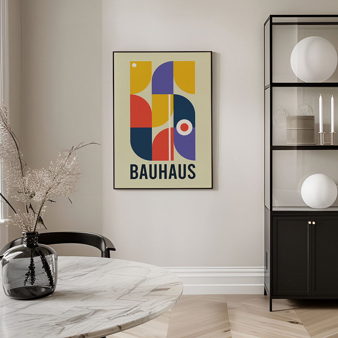 Vormen en vlakkenspel Poster