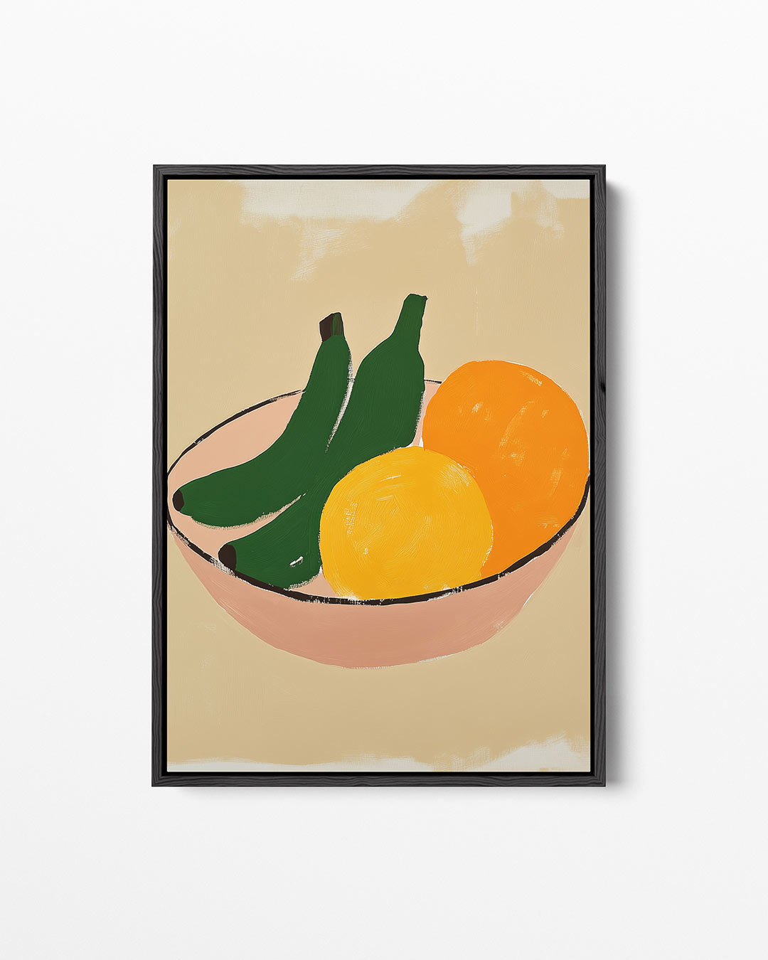 Fruit in schaal Kunstwerk