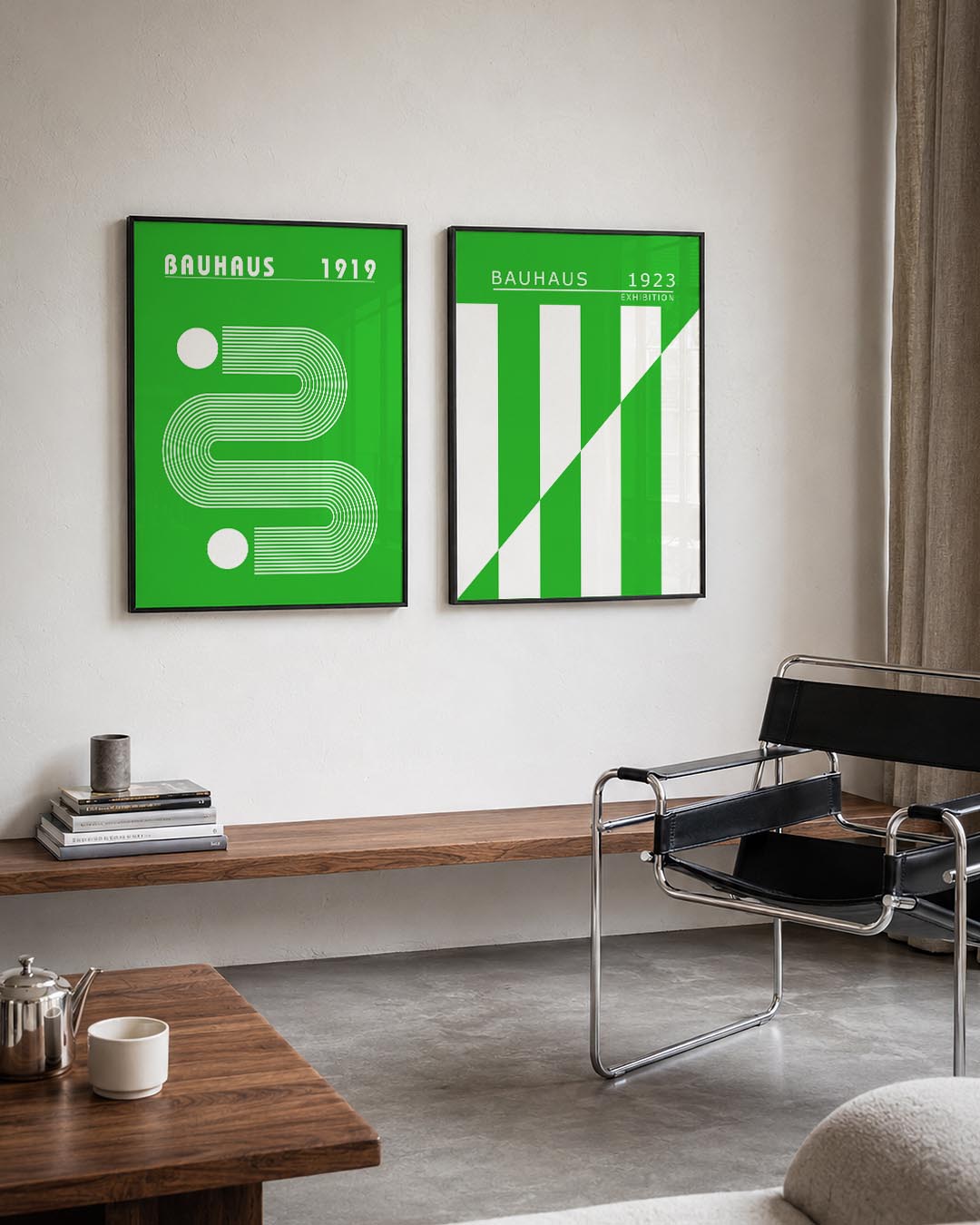 Lijnen en cirkelspel Posterset