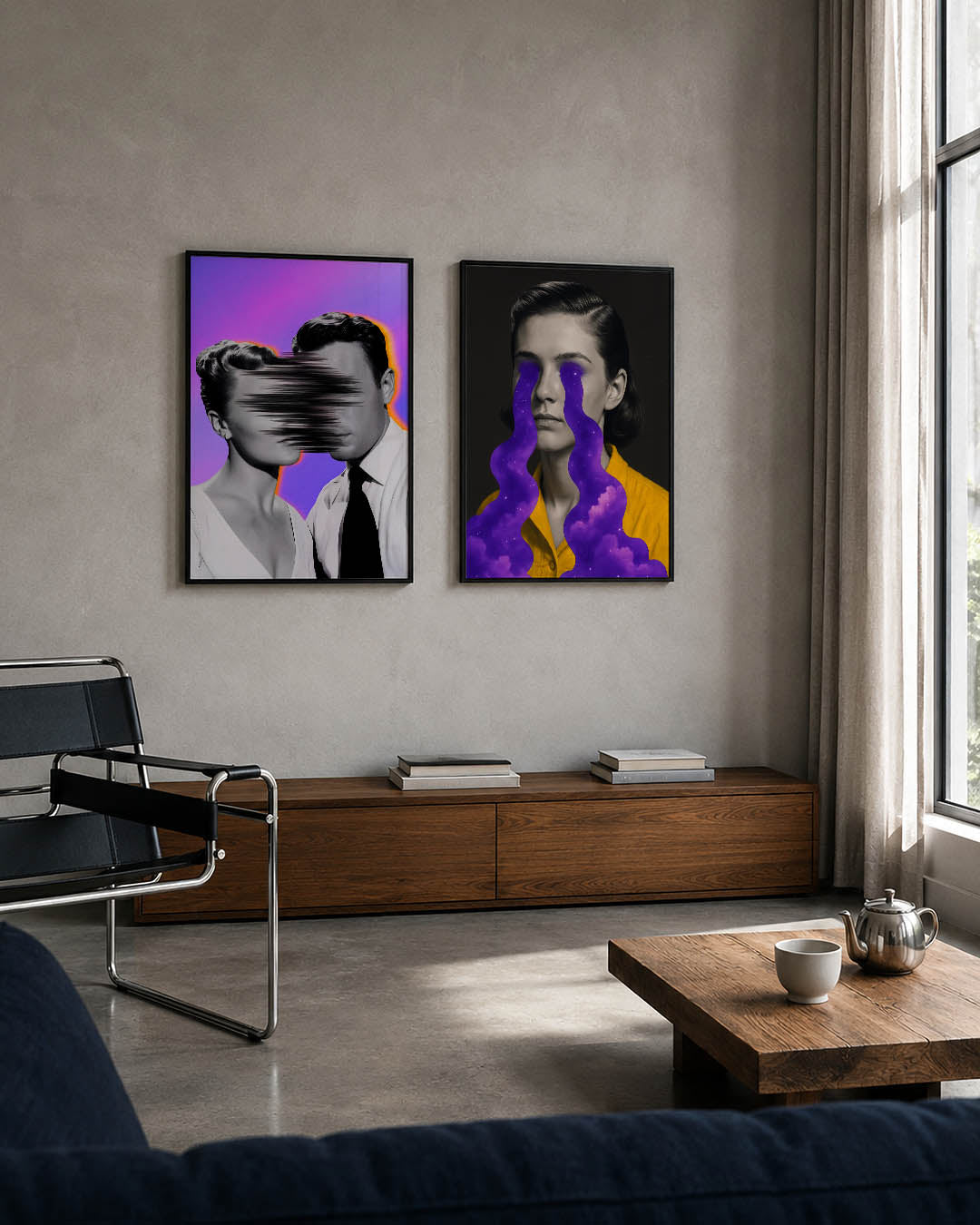 Verstoorde portretten Posterset