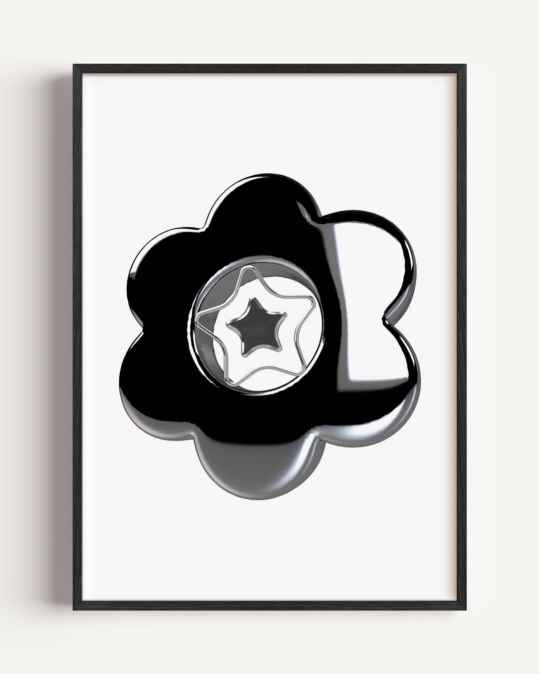 Stralende Ster Bloemenposter