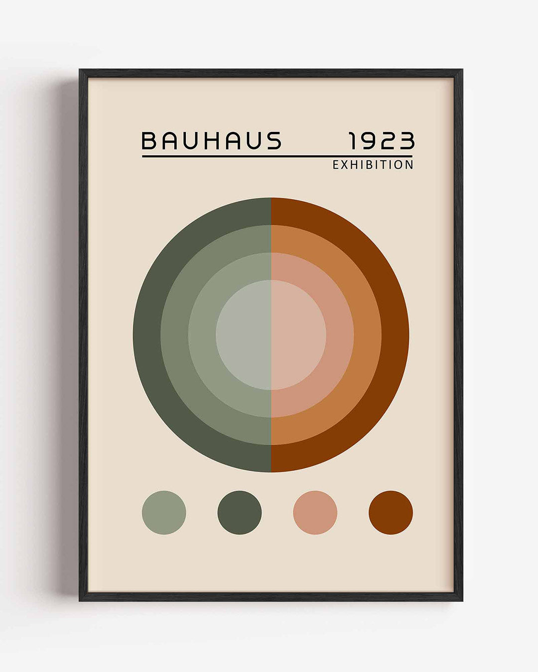 Cirkelvormen en kleuren Poster