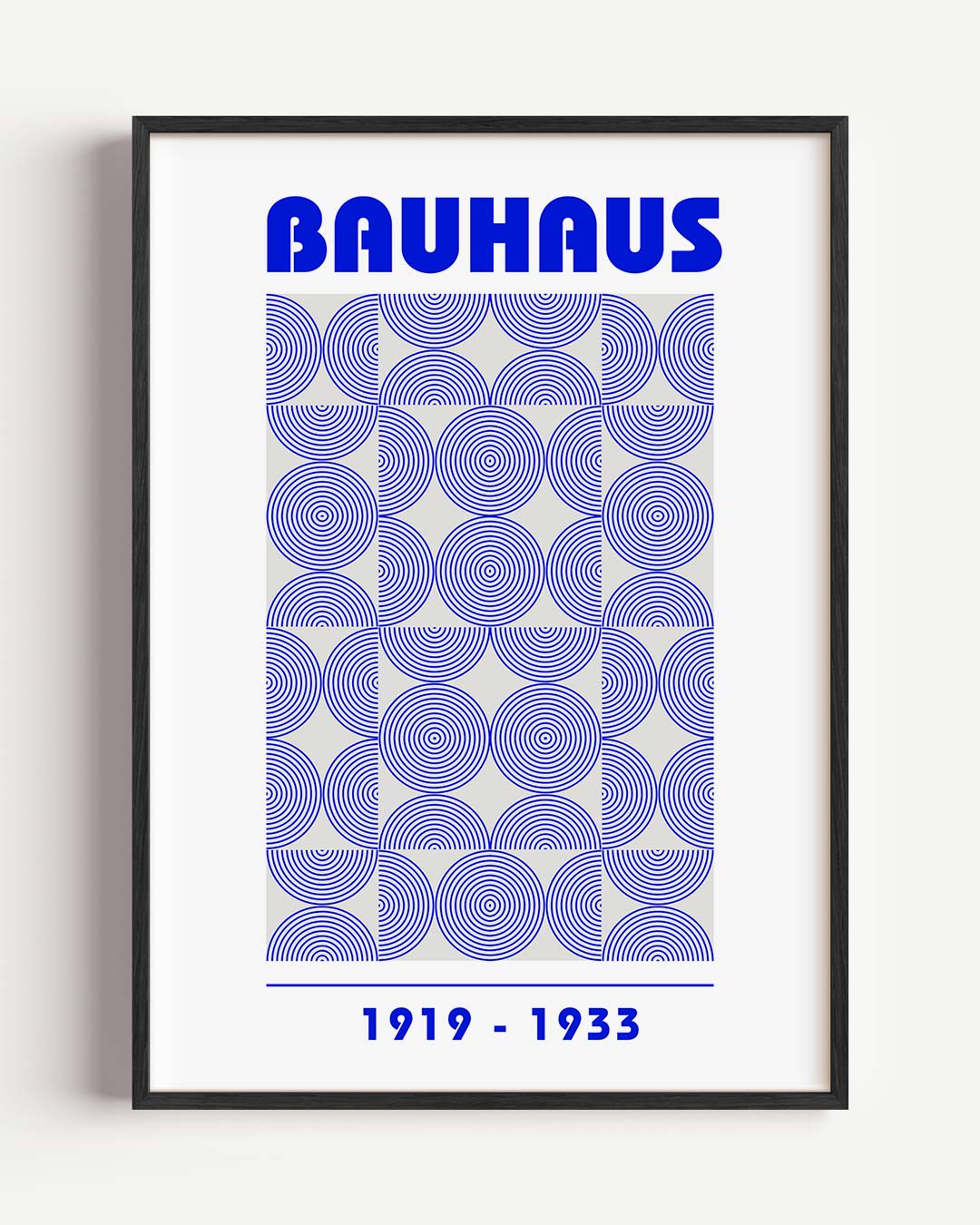 Stijlvolle Bauhaus Cirkelposter