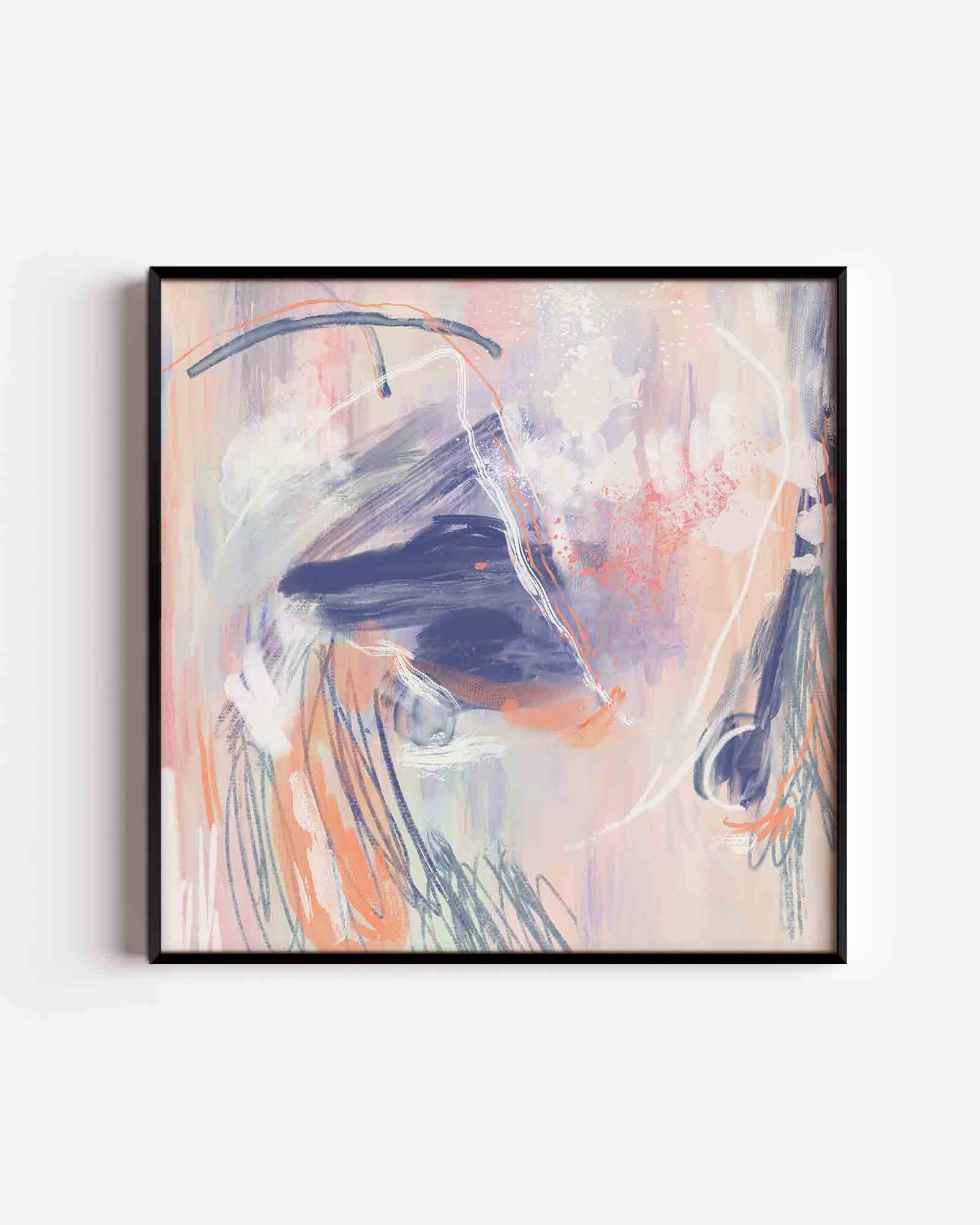 Abstracte vormen Poster
