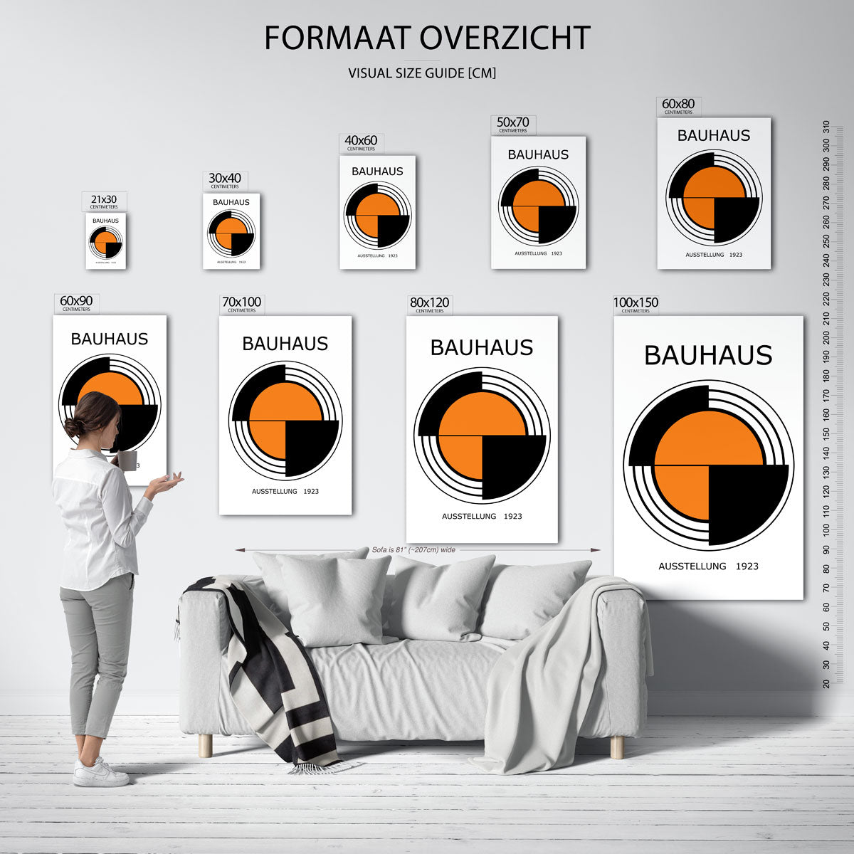 Cirkelstructuur Poster