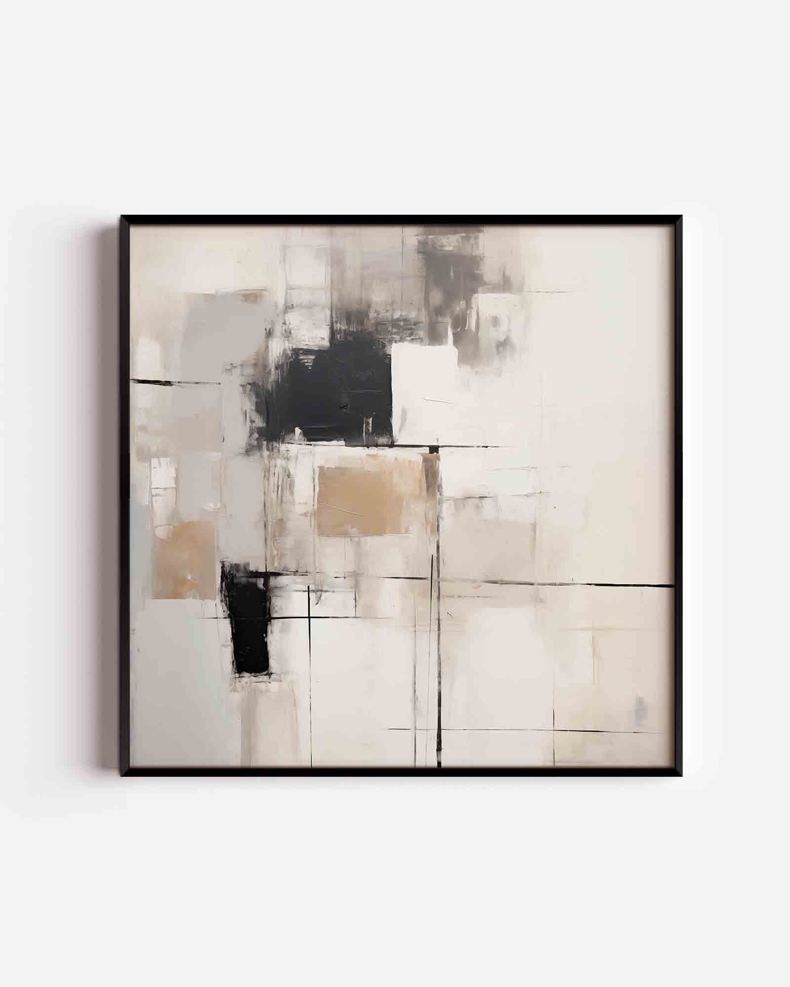 Abstracte vormen Poster