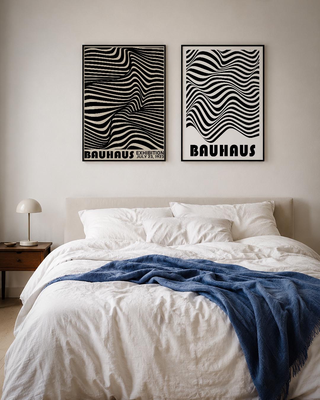 Golvend lijnenspel Posterset