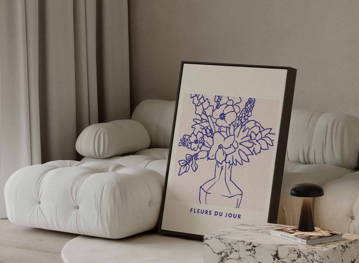 Fleurs du Jour Kunstwerk-canvas-dibond-plexiglas-wanddecoratie-WallArtistic