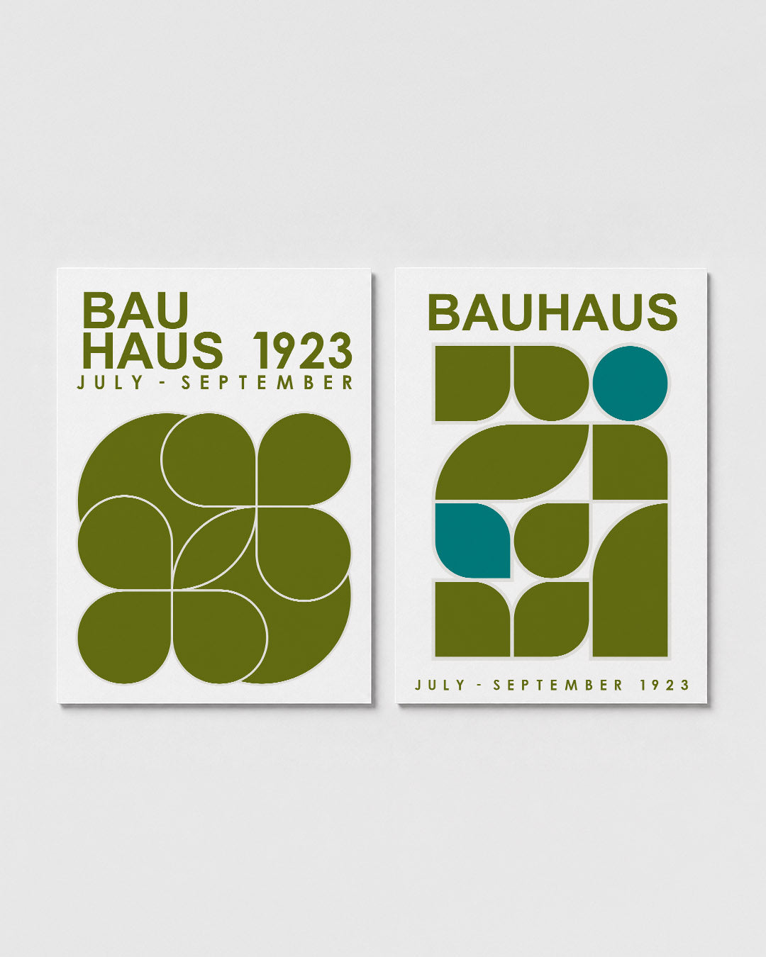 Vormen en vlakken Posterset