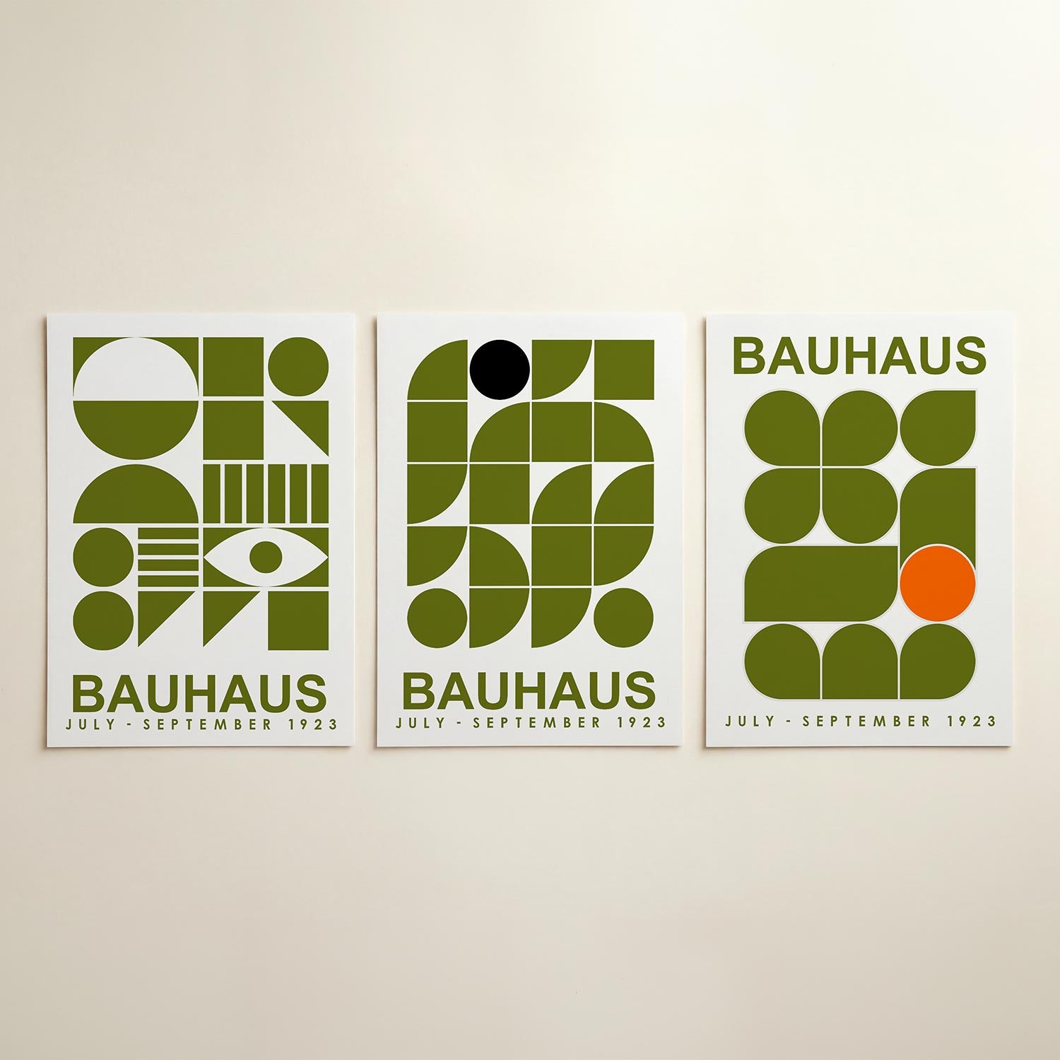 Vormen en vlakken Posterset