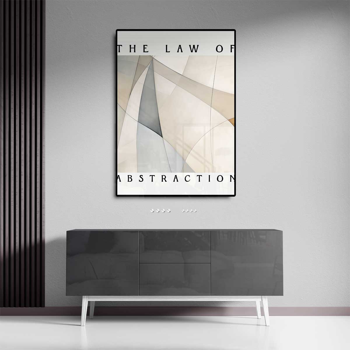Elegante Abstractie Kunstwerk-canvas-dibond-plexiglas-wanddecoratie-WallArtistic