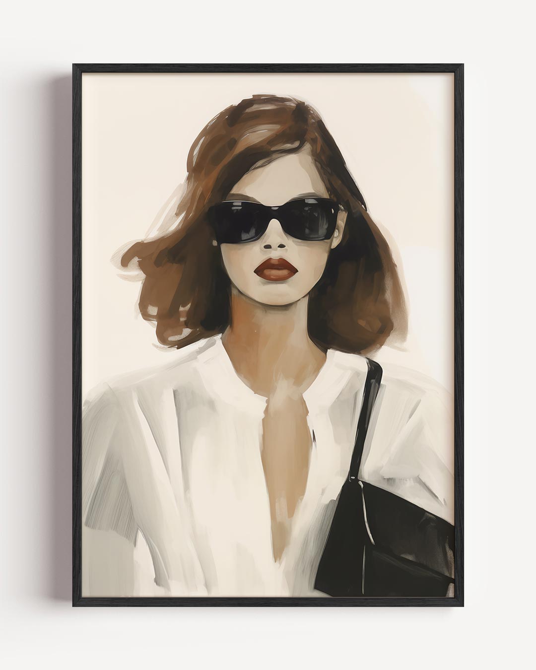Stijlvolle Fashionista Poster-WallArtistic