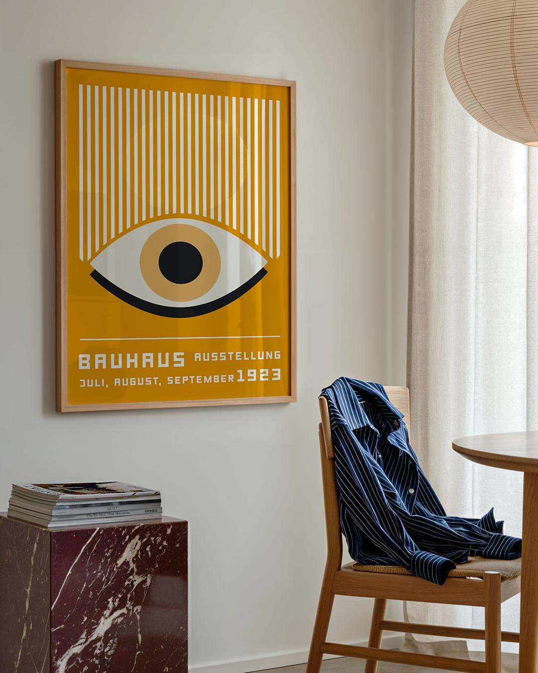 Lijnen en oog Poster