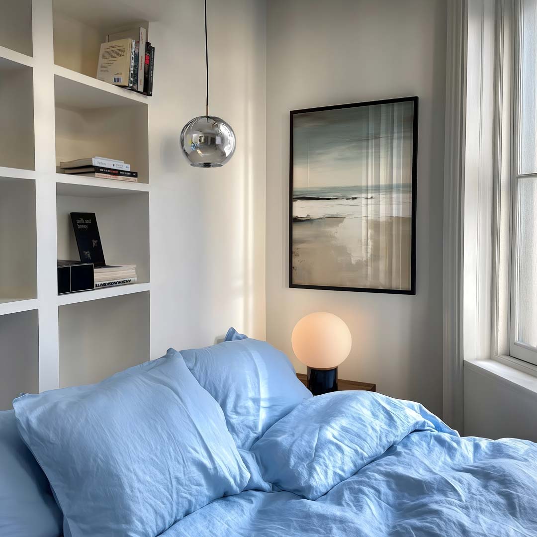 Rustgevende Strandlandschap Poster-WallArtistic