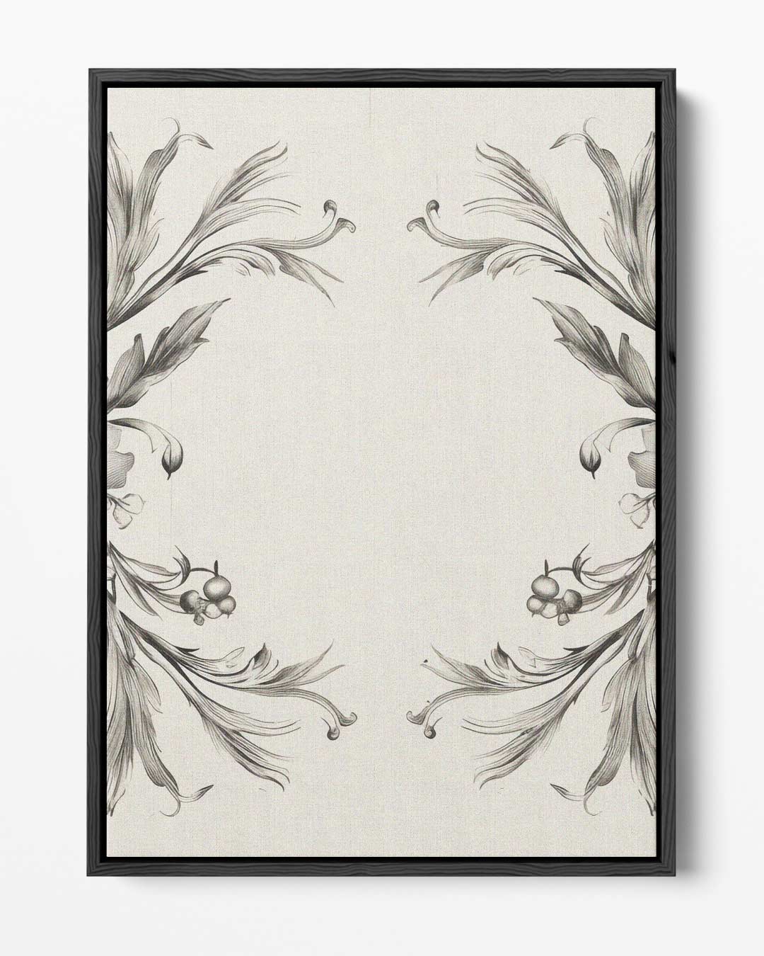 Elegante Bloemenillustratie Kunstwerk-canvas-dibond-plexiglas-wanddecoratie-WallArtistic