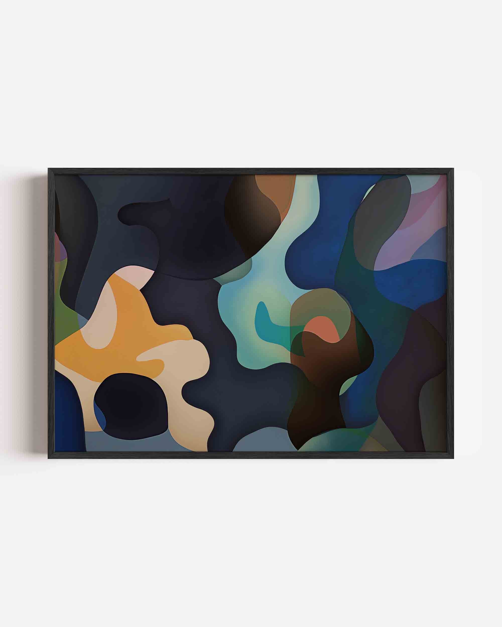 Abstracte vormen Poster