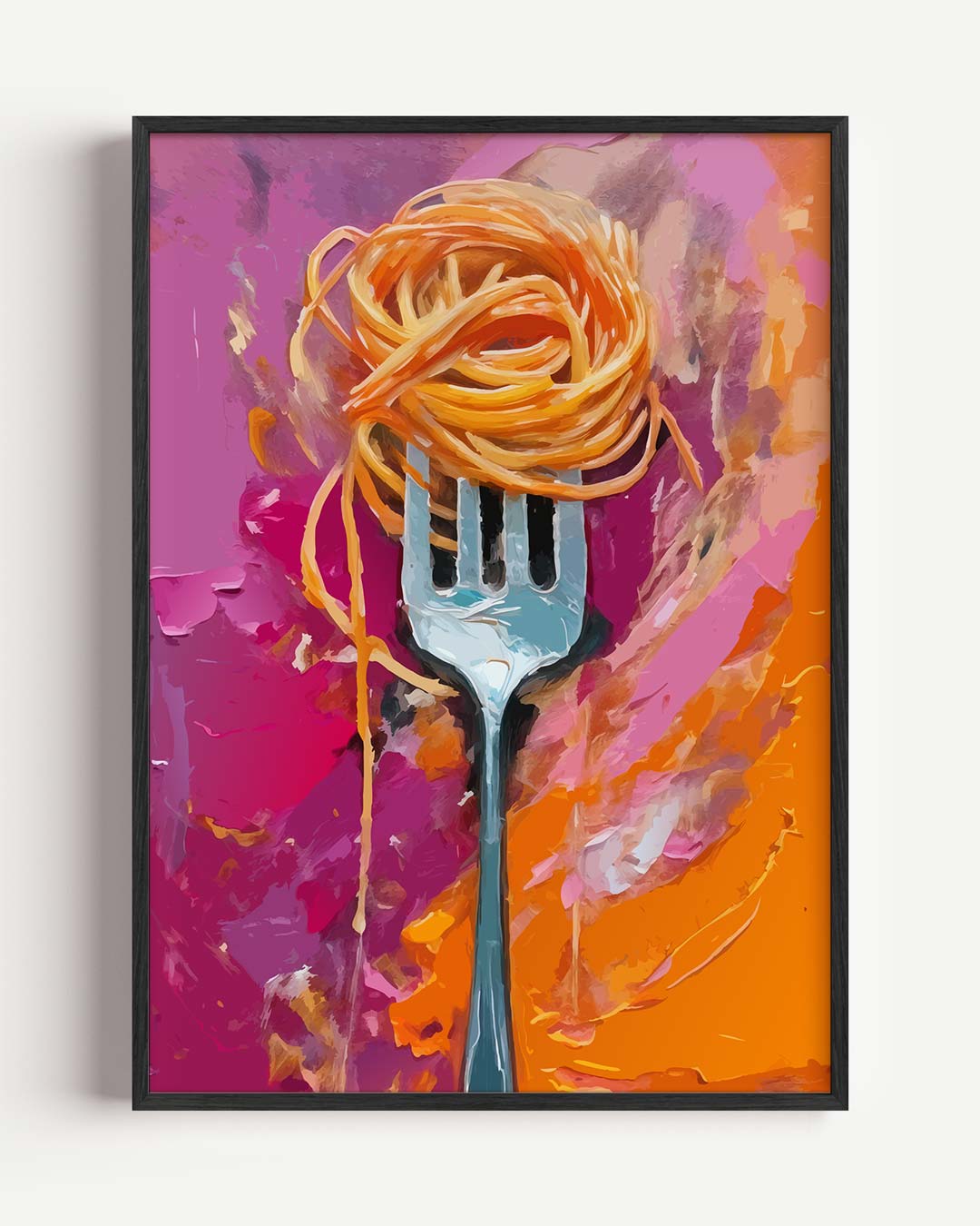 Smakelijke Kleuren Spaghetti Poster