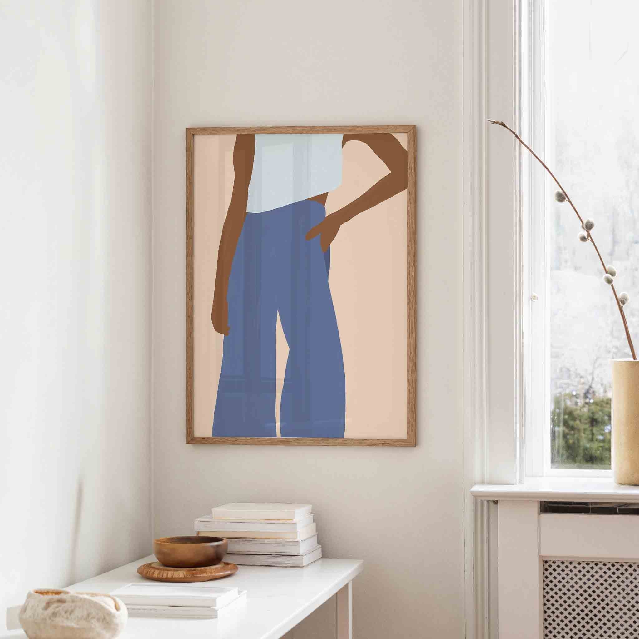 Stijlvolle figuur Poster