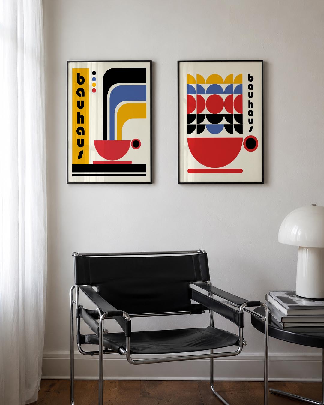 Kleurrijke vormen Posterset