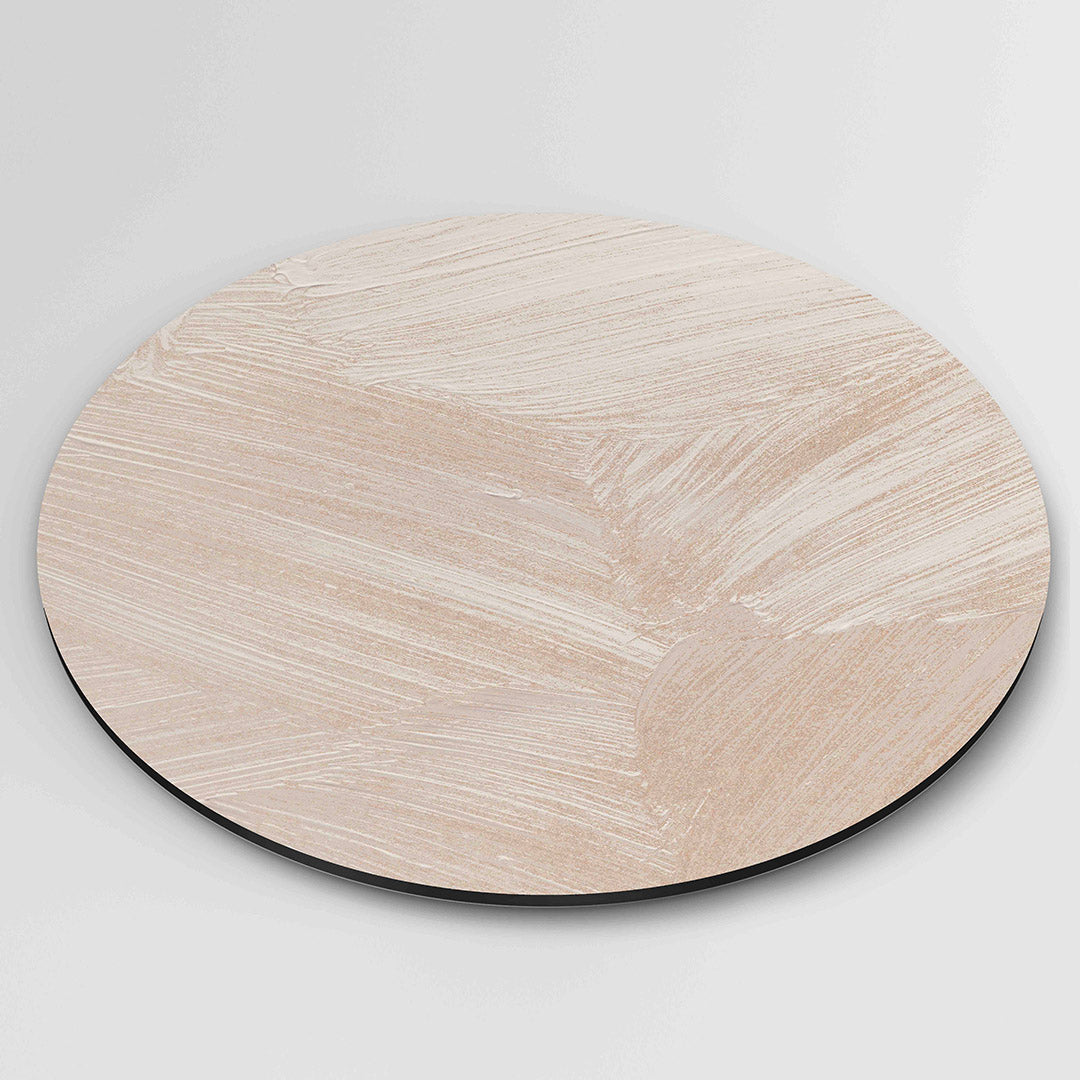 Beige textuur Muurcirkel