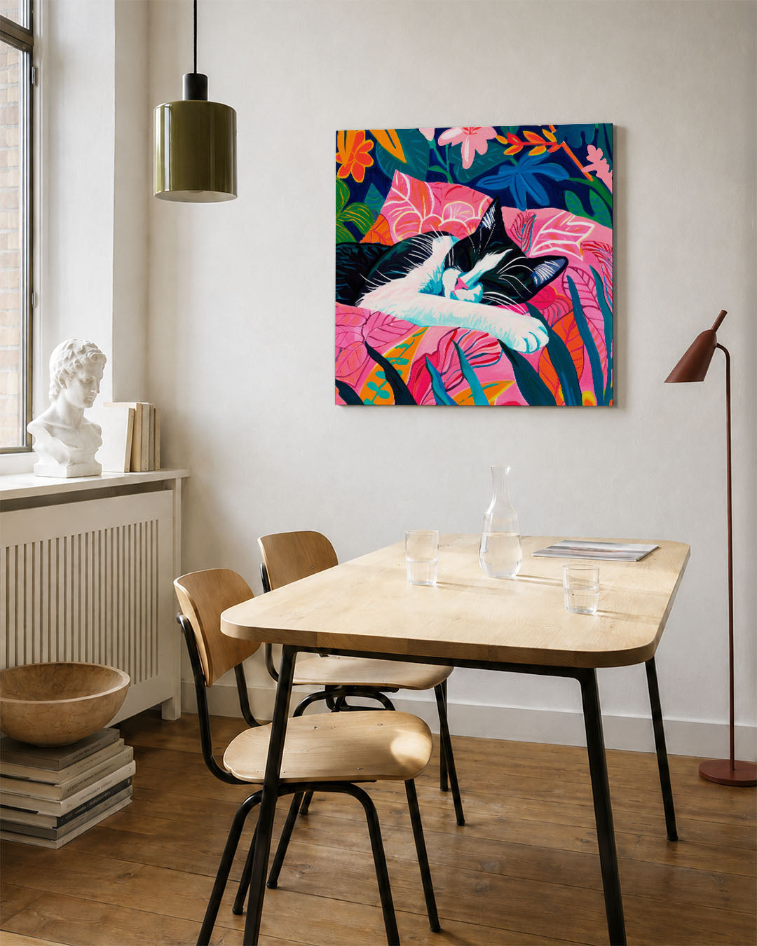 Dromerige kat Kunstwerk